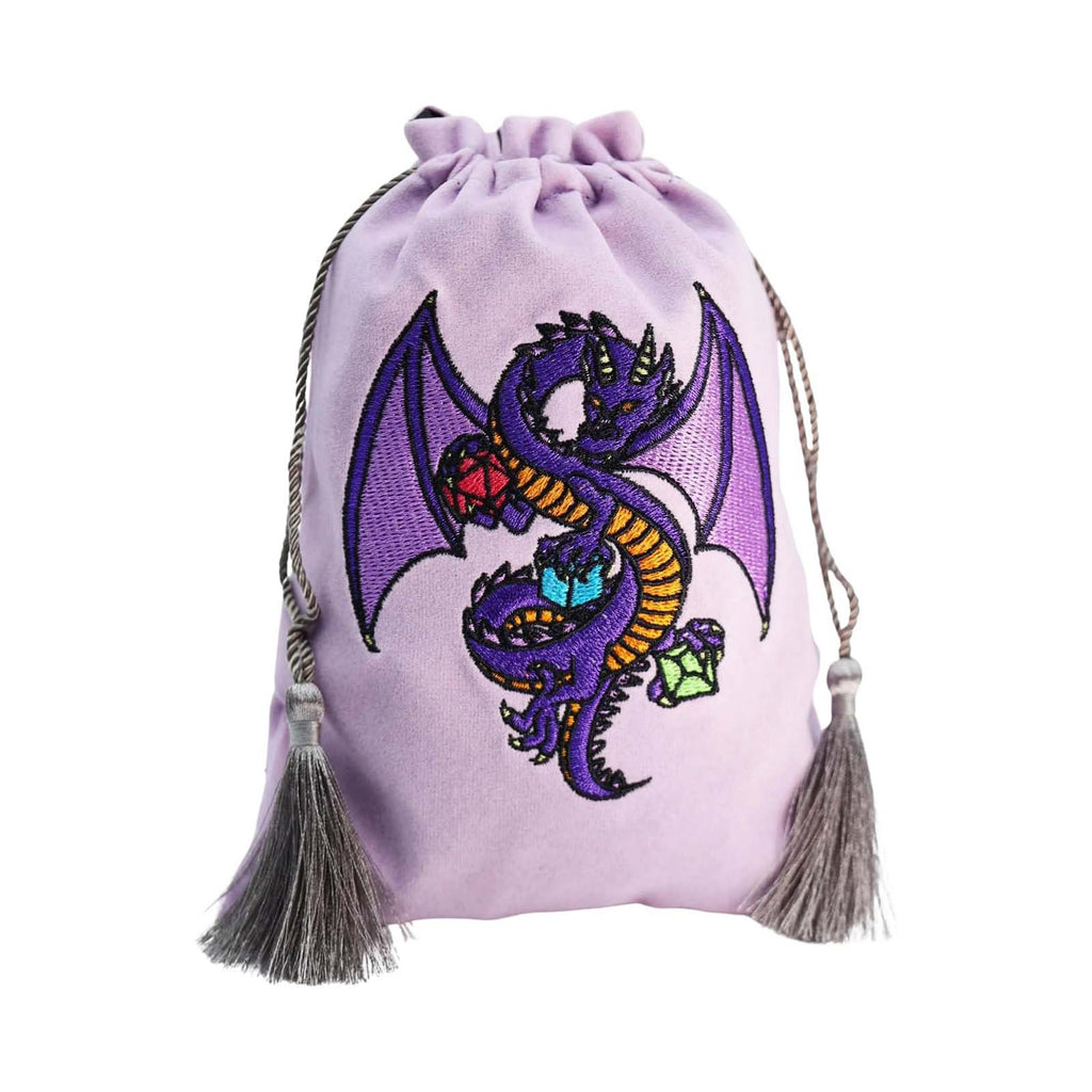 Foam Brain Purple Dragon Dice Bag - Radar Toys