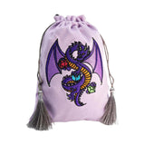 Foam Brain Purple Dragon Dice Bag - Radar Toys
