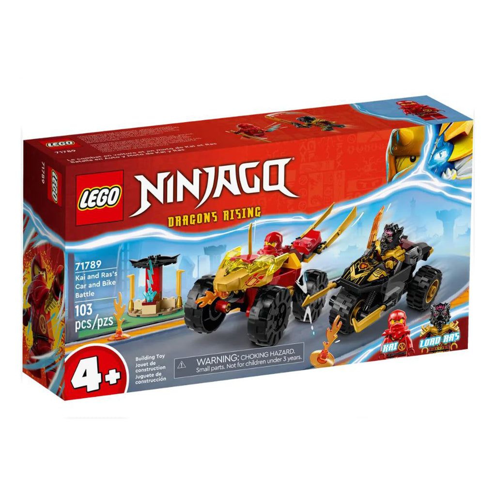 LEGO® Ninjago Dragons Rising Kai Ras's Car Bike Battle Building Set 71789 - Radar Toys