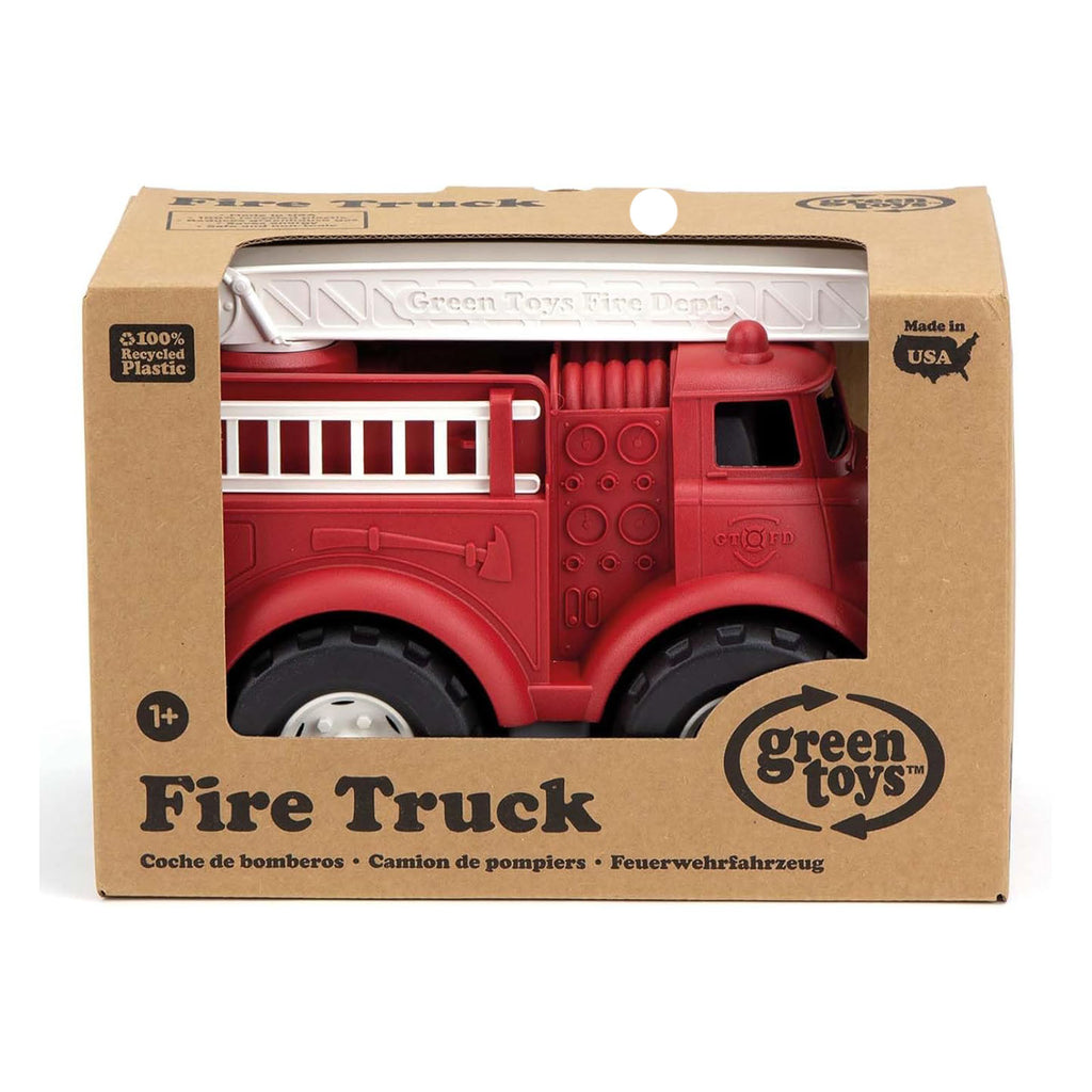 Green Toys Fire Truck Toy Vehicle