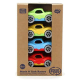 Green Toys Stack & Link Racers 4 Vehicle Set - Radar Toys