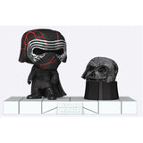 Funko Star Wars Darkside POP Deluxe Kylo Ren With Darth Vader's Helmet Vinyl Figure Set - Radar Toys