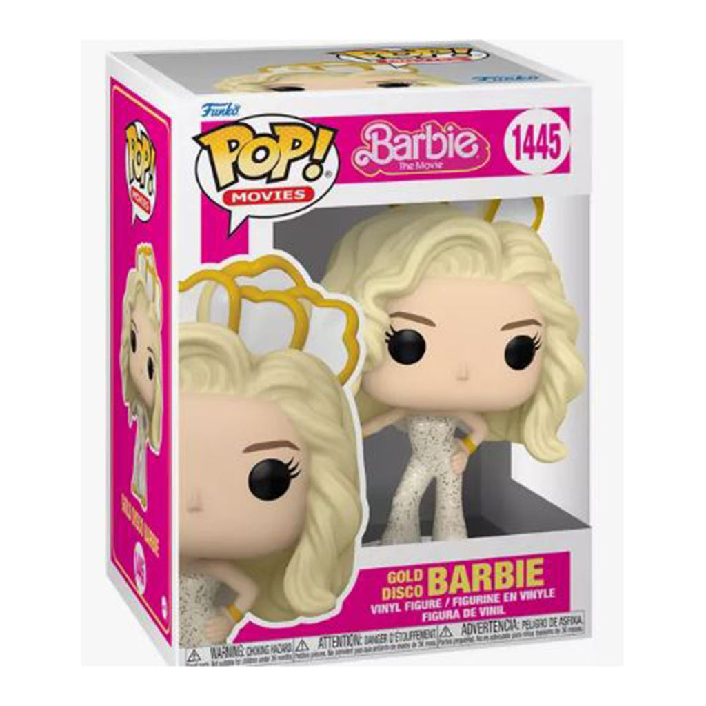 Funko Barbie The Movie POP Gold Disco Barbie Vinyl Figure