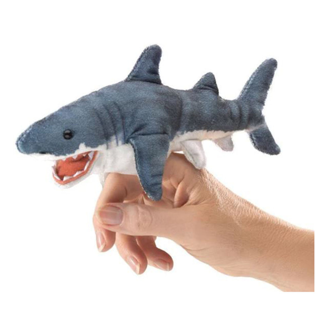 Folkmanis Shark 7 Inch Plush Finger Puppet