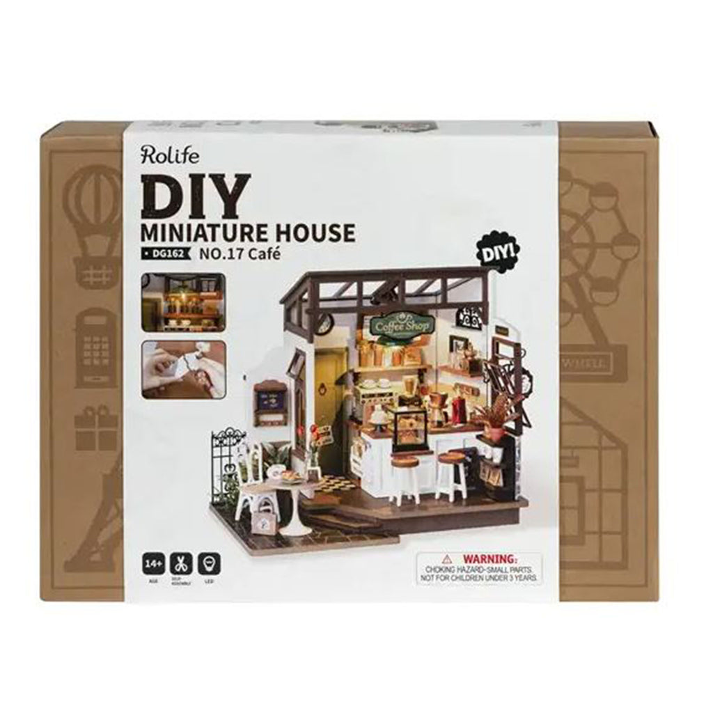 Robotime Rolife Animal Store Series Lazy Coffee House Building Set