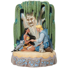 Enesco Disney Traditions Pocahontas Listen To Your Heart Decorative Figurine 6011925 - Radar Toys