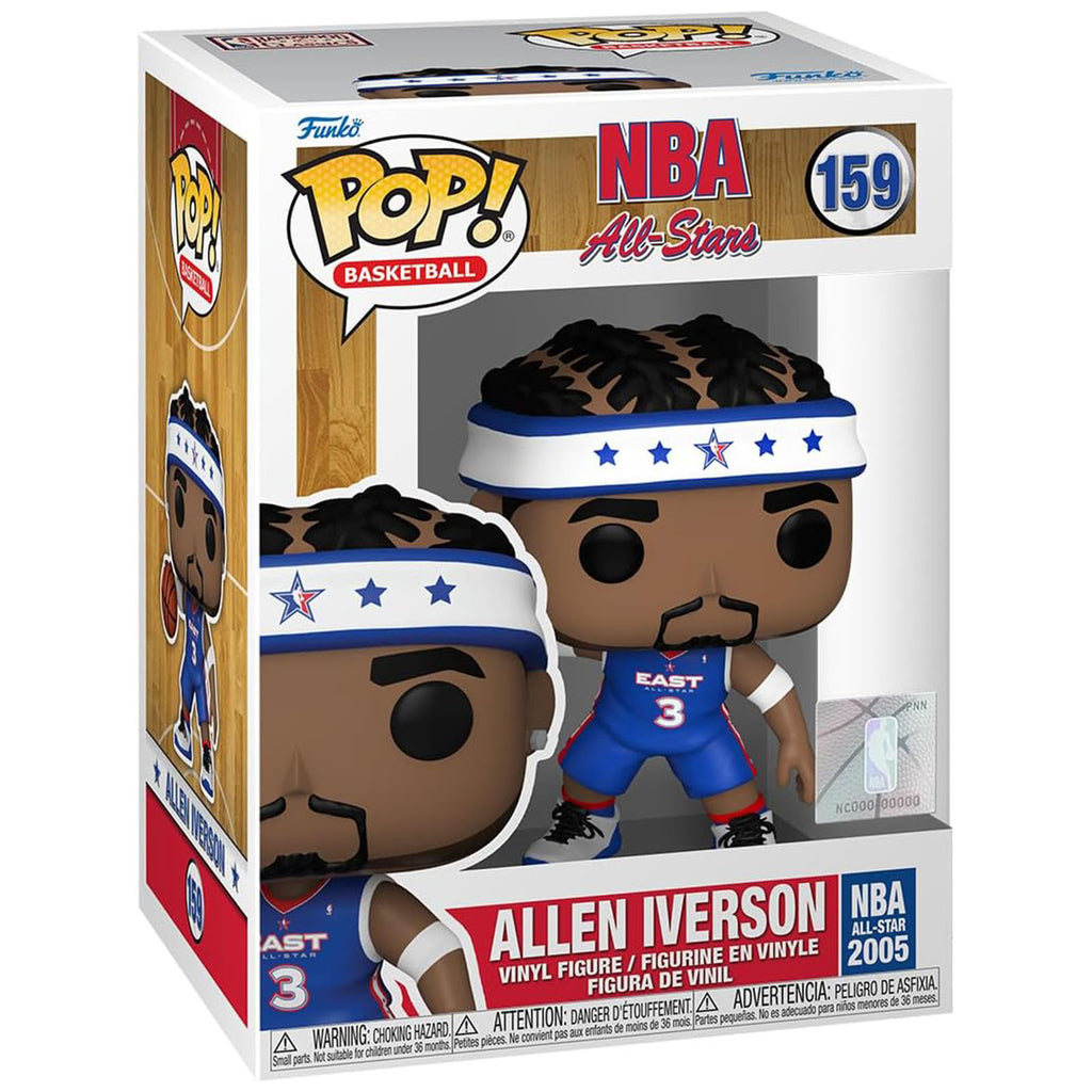 Funko NBA Legends S5 All Star POP Allen Iverson Vinyl Figure - Radar Toys