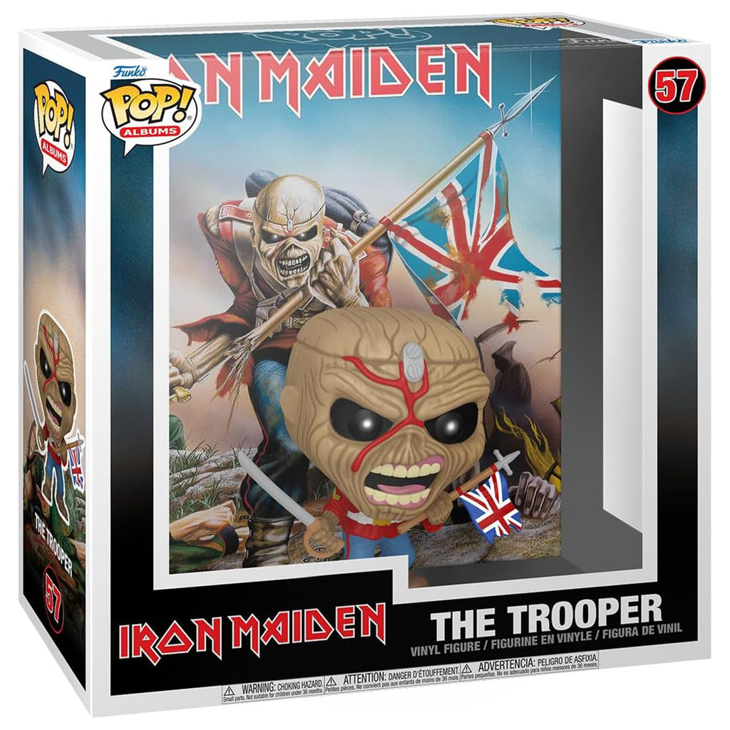 Funko Albums POP Iron Maiden The Trooper Figure Set - Radar Toys