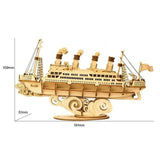 Robotime Rolife Cruise Ship 3D Wooden Puzzle - Radar Toys