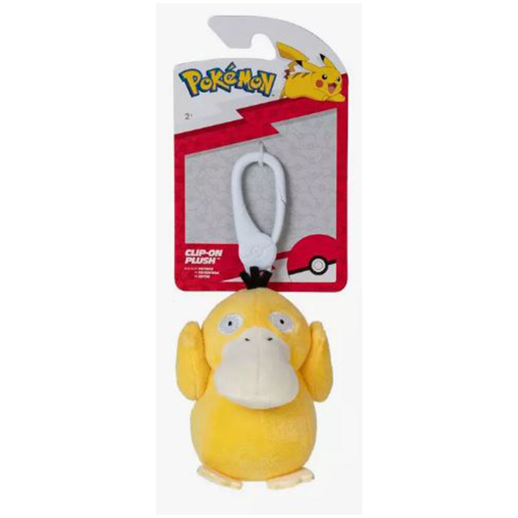Pokemon Psyduck Clip On Plush Figure