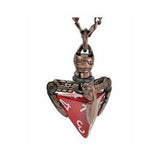 Chessex Pendant D4 With Old Copper Finish Claw Necklace - Radar Toys