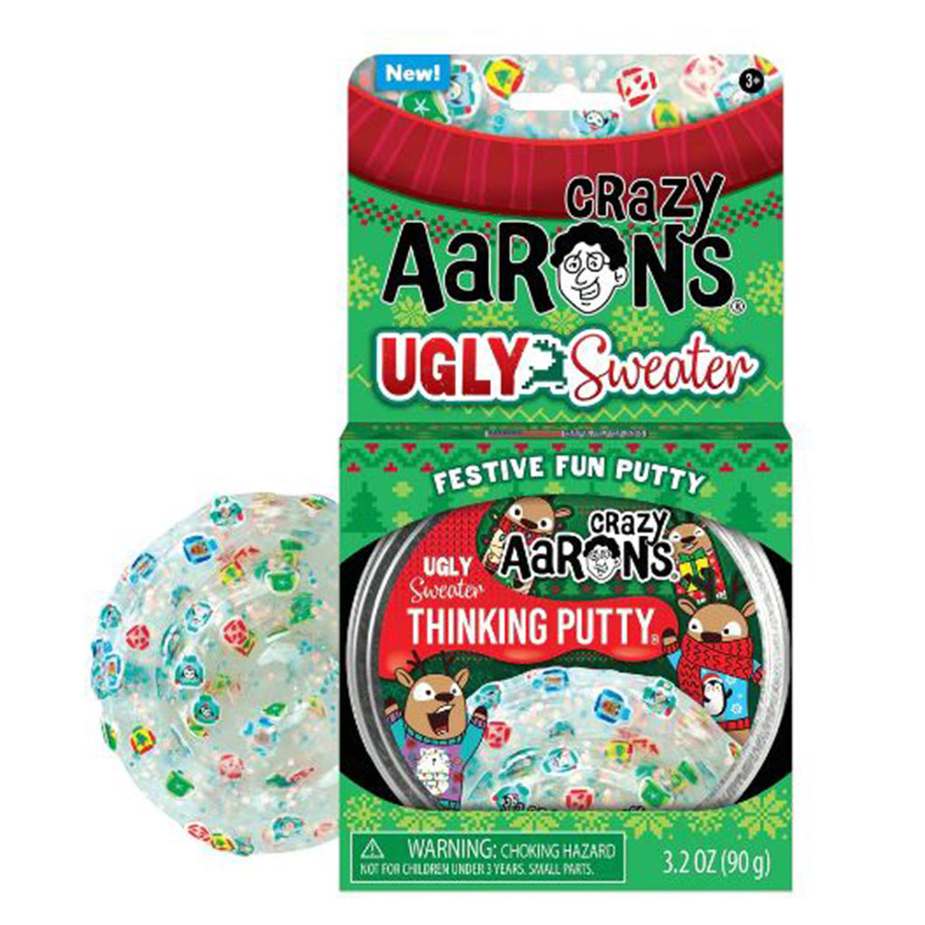 Crazy Aaron's Ugly Sweater 3.2 oz Thinking Putty - Radar Toys