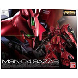 Bandai Char's Counterattack RG MSN-04 Sazabi 1:144 Scale Model Kit - Radar Toys