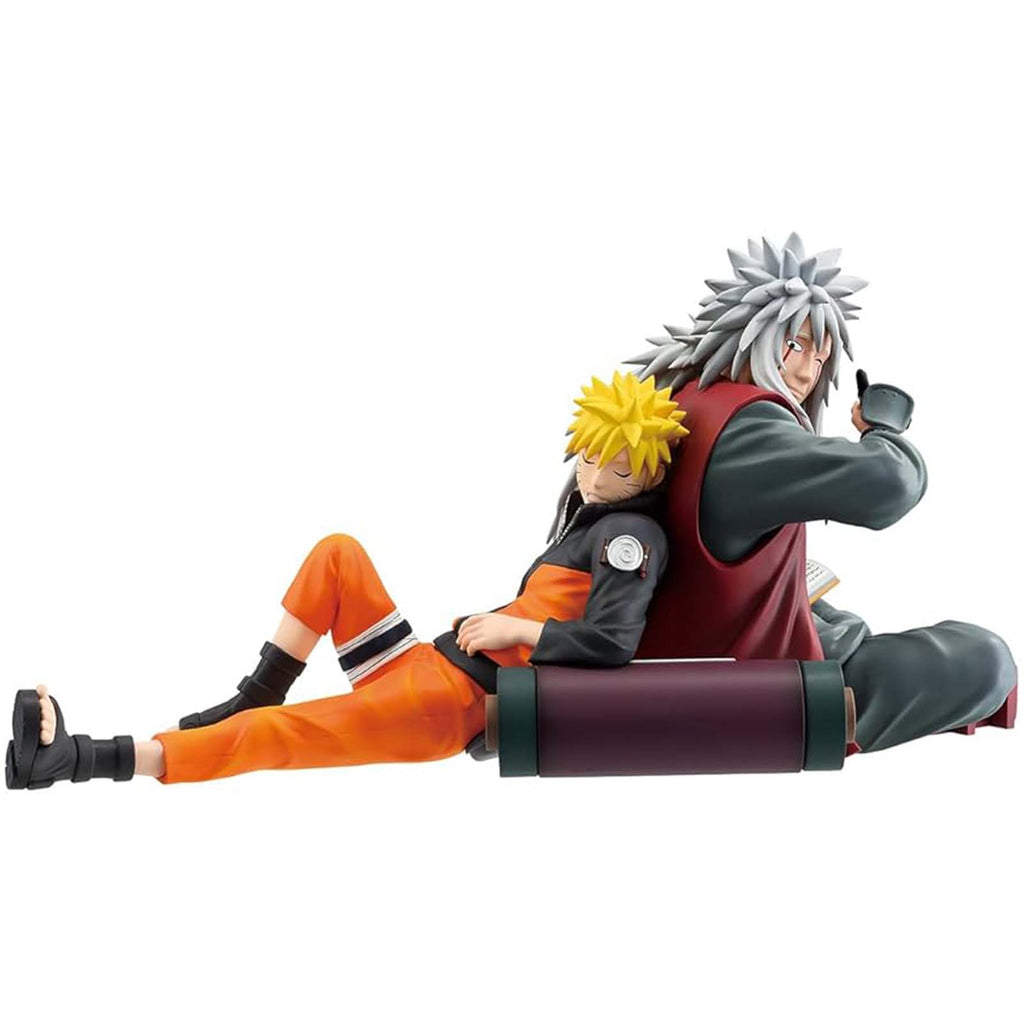 Bandai Naruto Shippuden Revible Moment Naruto Uzumaki And Jiraiya Ichibansho Figure
