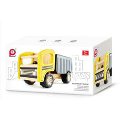 Pintoy Dumper Truck Wooden Toy Vehicle - Radar Toys