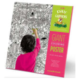 Crocodile Creek Day At The Gardens Giant Coloring Poster - Radar Toys