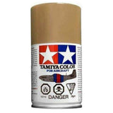 Tamiya Color For Aircraft AS-15 Tan Acrylic 100mL Spray Paint Can TAM86515 - Radar Toys