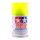Tamiya Color PS-27 Fluorescent Yellow Polycarbonate Spray Paint 100mL - Radar Toys