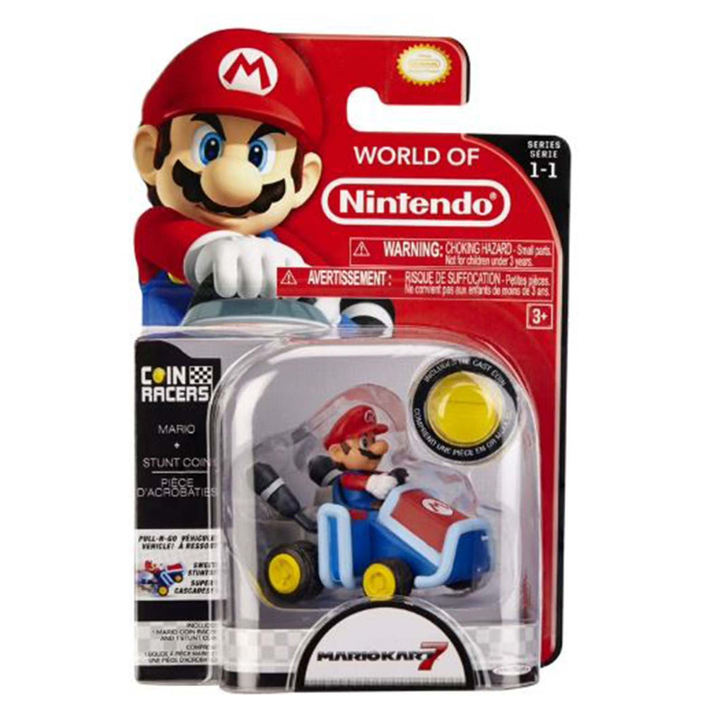 Jakks Pacific World Of Nintendo Coin Racers Mario And Stunt Coin Set - Radar Toys