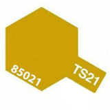 Tamiya Color For Plastics TS-21 Gold 100mL Spray Paint Can TAM85021 - Radar Toys