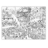 Crocodile Creek Day At The Aquarium Giant Coloring Poster - Radar Toys