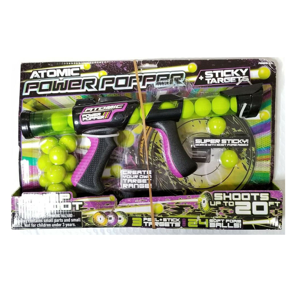 Hog Wild Atomic Power Popper With Sticky Target - Radar Toys