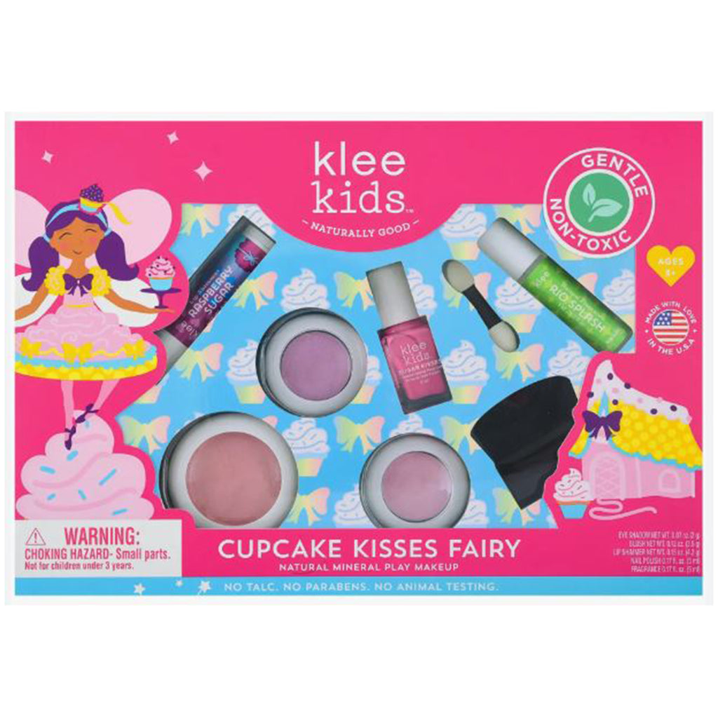 Klee Kids Cupcake Kisses Fairy Natural Mineral Play Makeup Set
