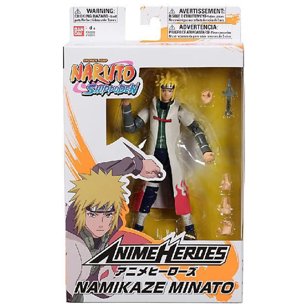 Bandai Anime Heroes Naruto Shippuden Namikaze Minato Action Figure