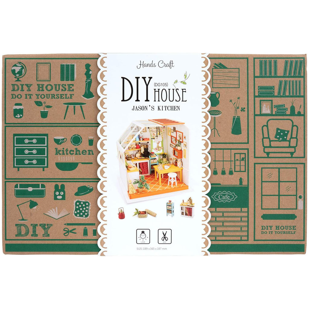 Rolife DIY Miniature House Jason's Kitchen Model Kit