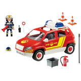 Playmobil City Action Fire Chief's Car With Lights And Sounds Building Set 5364 - Radar Toys