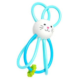 Manhattan Toys Zoo Winkel Bunny Blue Rattle Activity Toy - Radar Toys