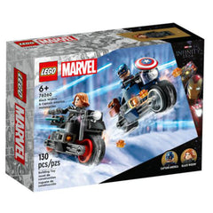 LEGO® Marvel Black Widow And Captain America Motorcycles Building Set 76260 - Radar Toys