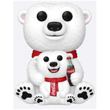 Funko Coca-Cola POP Polar Bear With Cub Figure - Radar Toys