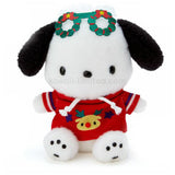 Sanrio Original Pochacco Christmas Sweater 7 Inch Plush Figure - Radar Toys
