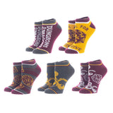 Bioworld Dungeons And Dragons Classic 5 Pairs Youth Ankle Socks - Radar Toys