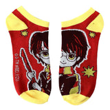 Bioworld Harry Potter Chibi 5 Pair Youth Ankle Socks - Radar Toys