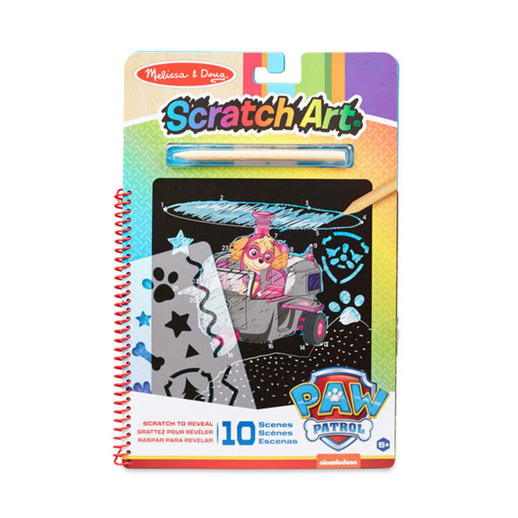Melissa And Doug Paw Patrol Skye Scratch Art Activity Pad - Radar Toys
