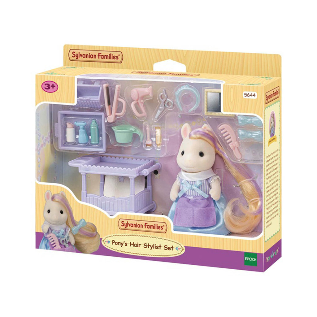 Calico Critters Pony's Hair Stylist Serafina Manely Pony Figure Accessory Set - Radar Toys