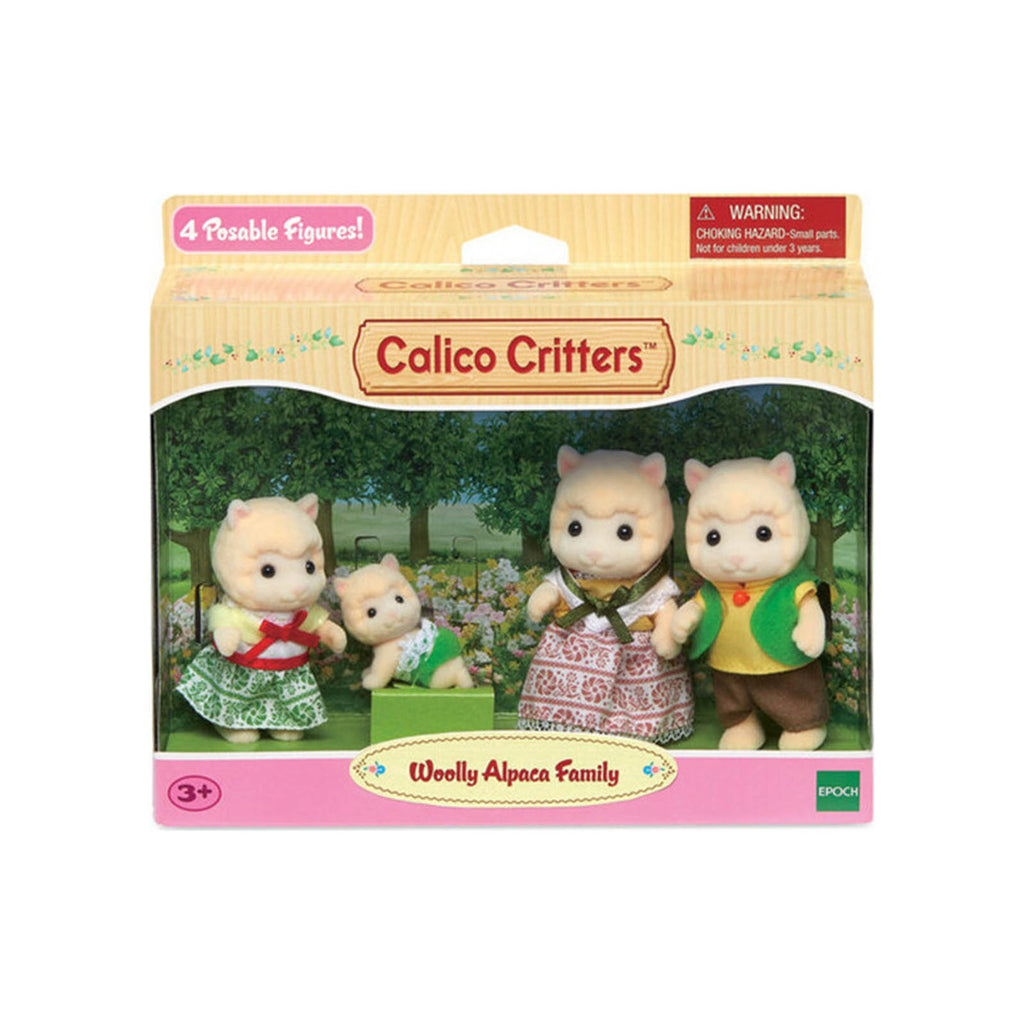 Calico Critters Woolly Alpaca Family Figure Set - Radar Toys