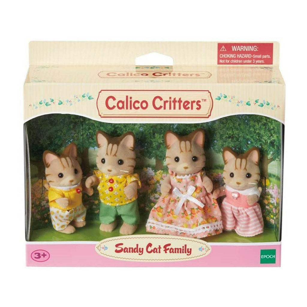 Calico Critters Sandy Cat Family Figure Set - Radar Toys