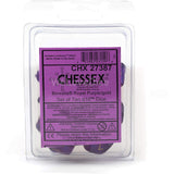Chessex 10 Set Polyhedral Dice Borealis Royal Purple Gold Luminary D10s CHX27387 - Radar Toys
