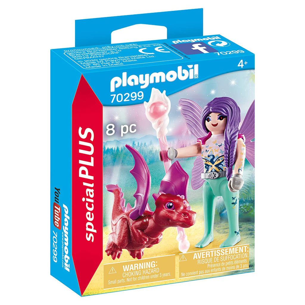 Playmobil Special Plus Fairy With Baby Dragon Building Set 70299 - Radar Toys