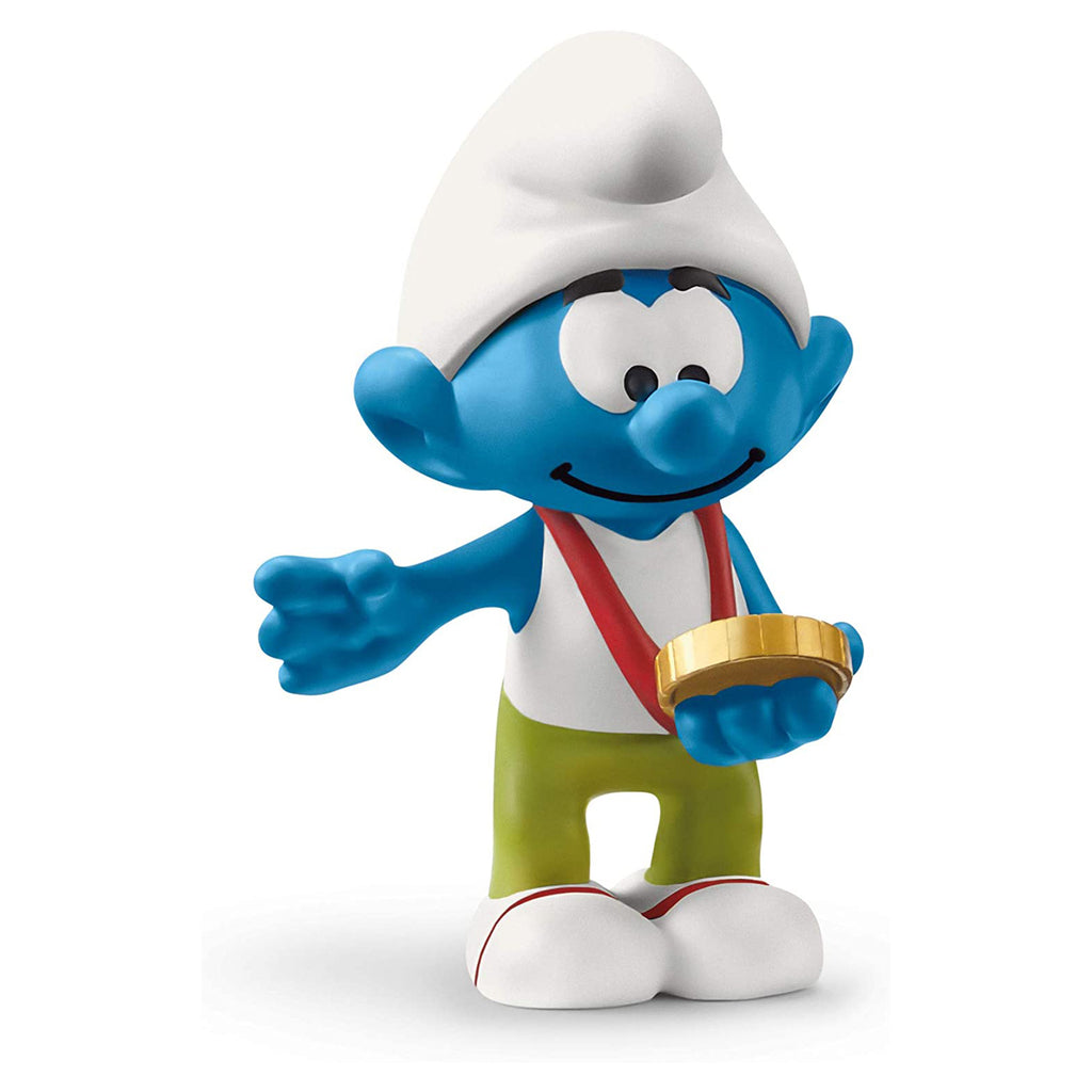 Schleich Smurfs Smurf With Medal Figure 20822 - Radar Toys