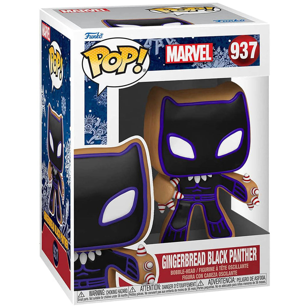 Funko Marvel Holiday POP Gingerbread Black Panther Vinyl Figure