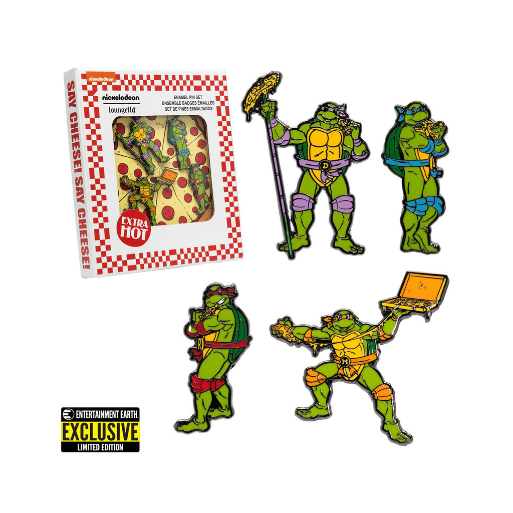 Teenage Mutant Ninja Turtles 4-Piece Enamel Pin Exclusive Set - Radar Toys