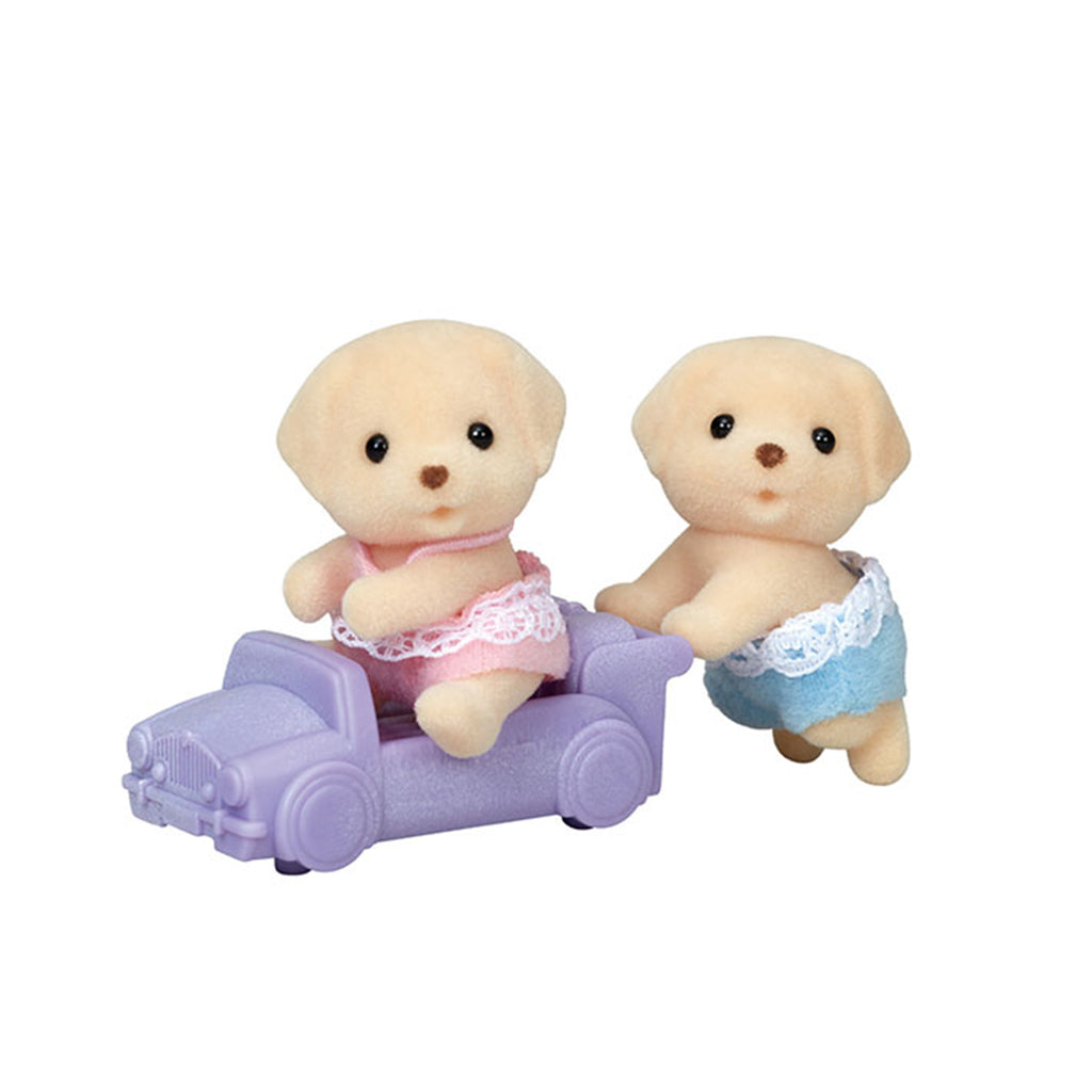 Calico Critters Yellow Labrador Twins Figure Set - Radar Toys