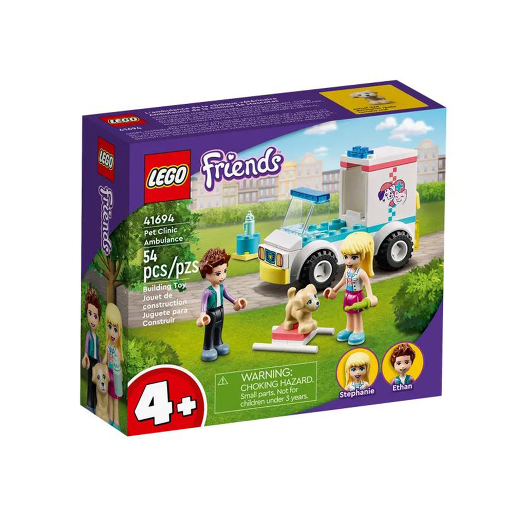 LEGO® Friends Pet Clinic Ambulance Building Set 41694 - Radar Toys