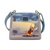 Loungefly Disney Lady And The Tramp Wet Cement Crossbody Bag Purse - Radar Toys