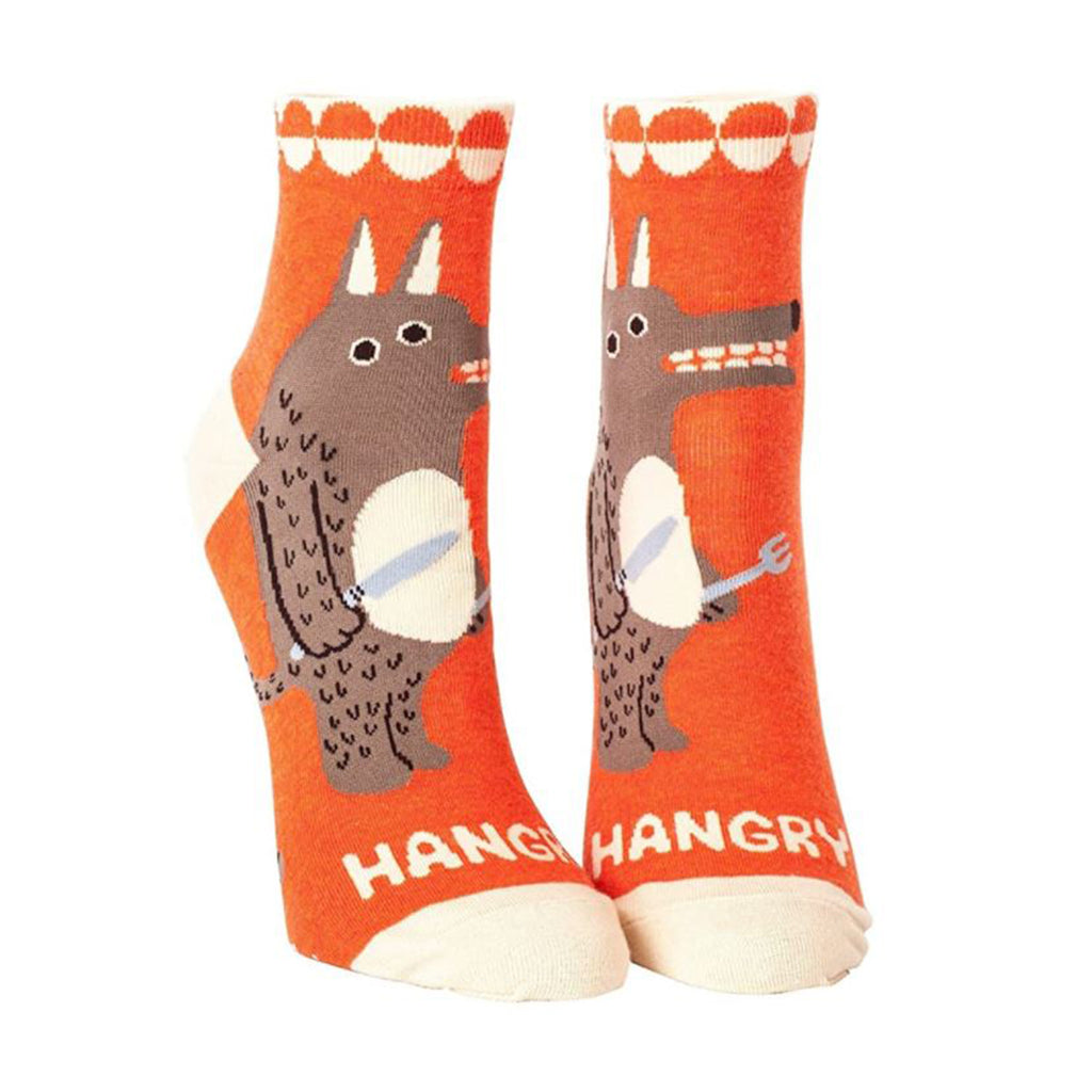 Blue Q Hangry Single Pair Ankle Socks - Radar Toys