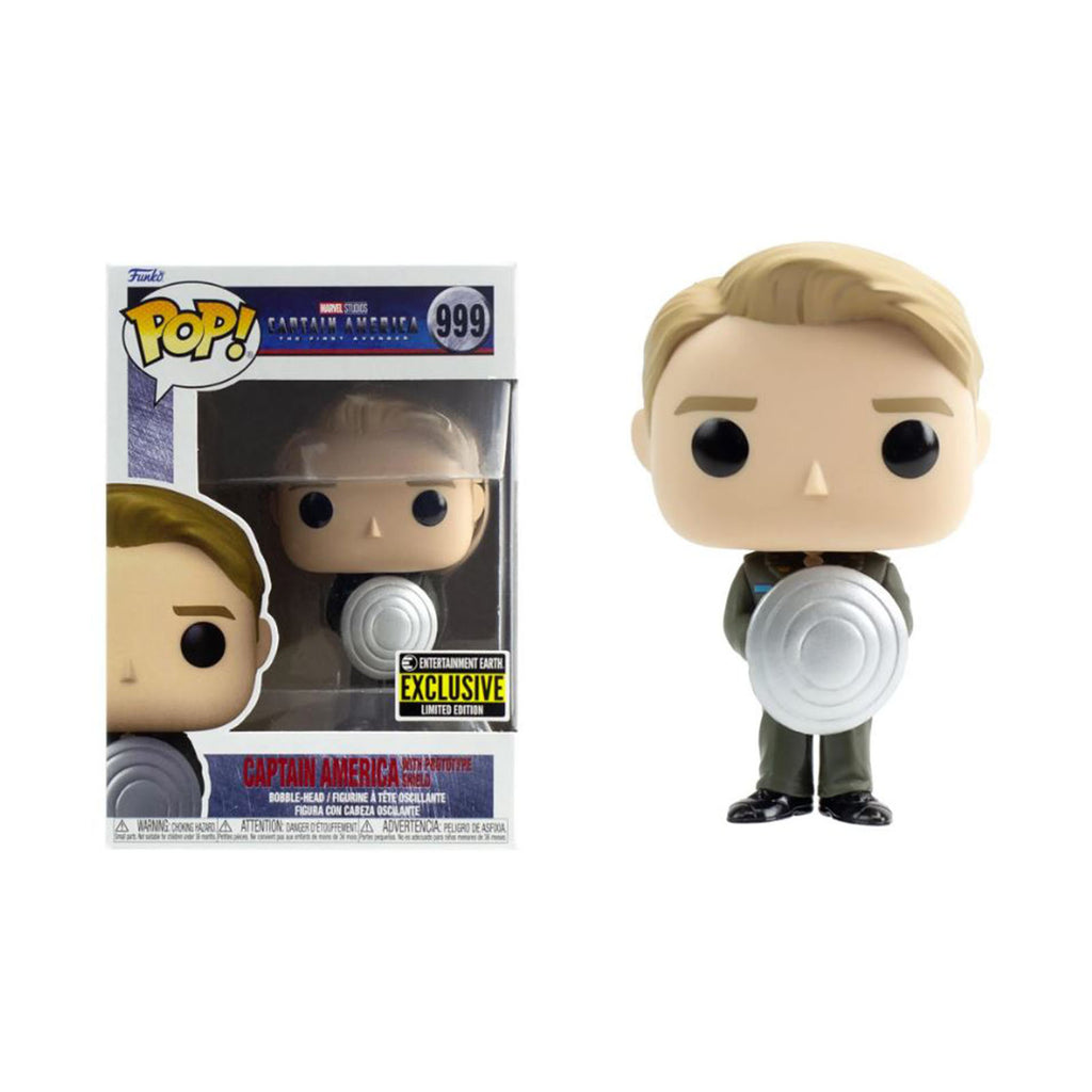 Funko Marvel First Avenger EE POP Captain America Proto Shield Figure